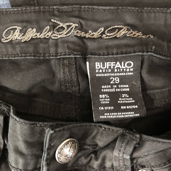 Buffalo David Bitton black Farrah flare pant, 29 - Picture 7 of 8